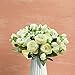 Calenzana 4 Pack Artificial Peony Flowers Silk Fake Flower Wedding Bouquet Bridesmaid Bridal Party Centerpieces Decoration