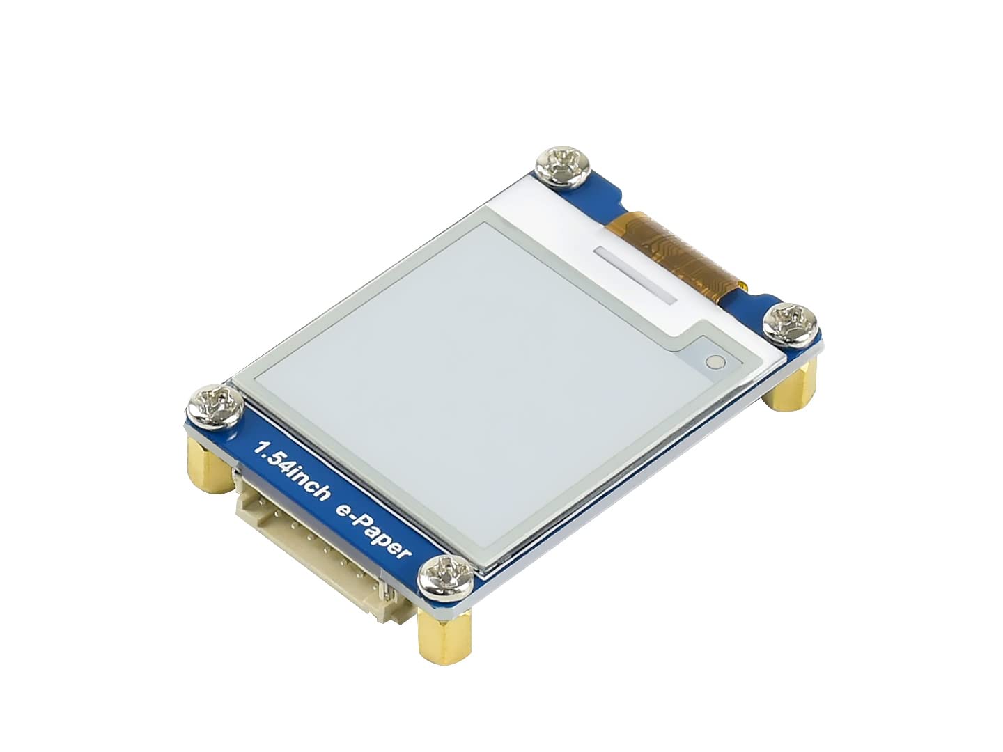 Waveshare 1.54inch E-Paper Display Module, 200x200 Resolution, Supports Black/White 2 Colors, Compatible with Jetson Nano/Raspberry Pi 4B/3B+/3A+/3B/2B/1B+/1A+/Zero 2 W/Zero W/Zero