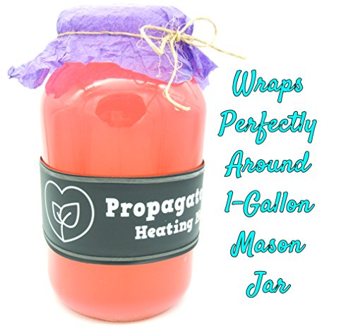 Wrap Around Kombucha Heater Belt | Propagate Pro Brewing and Fermentation Heat Mat Warmer | Keeps Your SCOBY Happy and Productive with Stickon Thermometer
