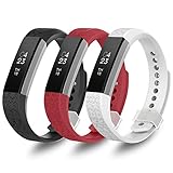 Fitbit Alta Bands,Greeninsync Fitbit Alta Accessory Replacement Band Large for Fitbit Alta Wristbands Available in 18 Colors with Metal Clasp and Ultrathin Fastener (3pack)