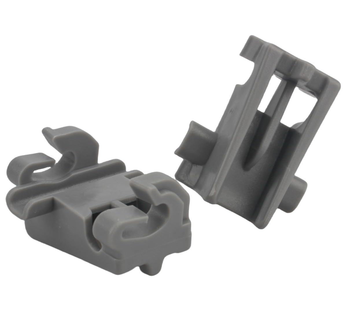 (2 PCS) 00611474 Dishwasher Tine Row Clip fit for Bosch Thermador LG Siemens 611474, MEG64438801, SMV63M00AU/73, SMU40M05AU/74, SMS69T28AU/73, SMS68T08AU/01, SMU50E25AU/01, SMS63L08AU/01 -Gray
