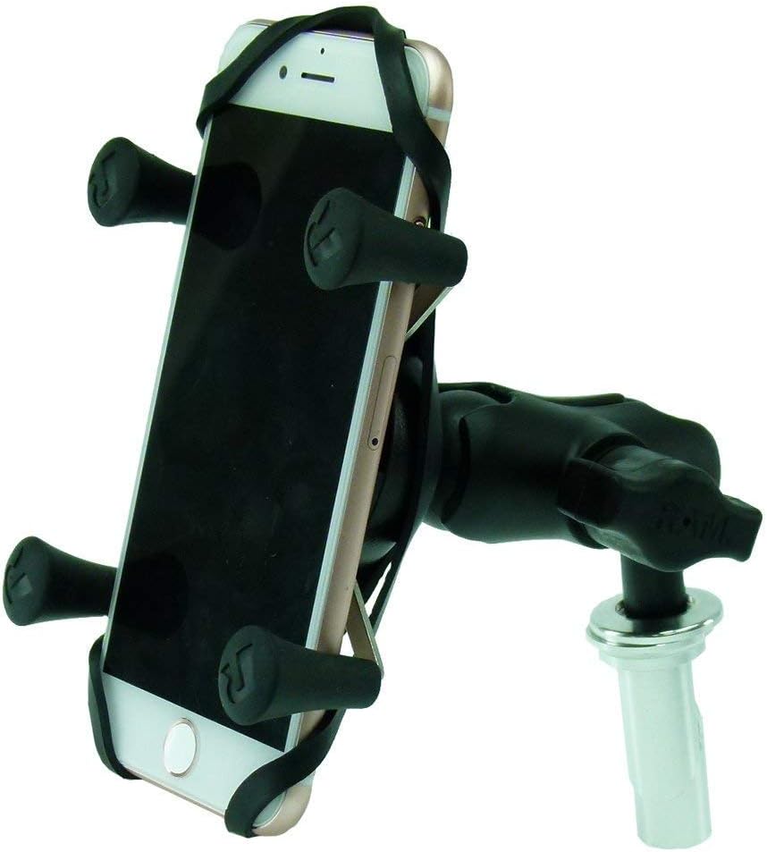 Amazon Com 15 17mm 0 59 0 67 Motorcycle Fork Stem Yoke Mount Holder For Iphone 8 Plus 5 5