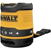 DEWALT Bluetooth Speaker, USB-C Rechargeable, Jobsite (DCR008)