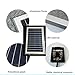 Solar Powered Floodlight/ Spotlight, Outdoor Waterproof Security Light 54led 400 Lumen for Home, Garden, Lawn, Pool