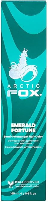 Arctic Fox Emerald Fortune 100% Vegan Semi-Permanent Hair Dye 165 ml