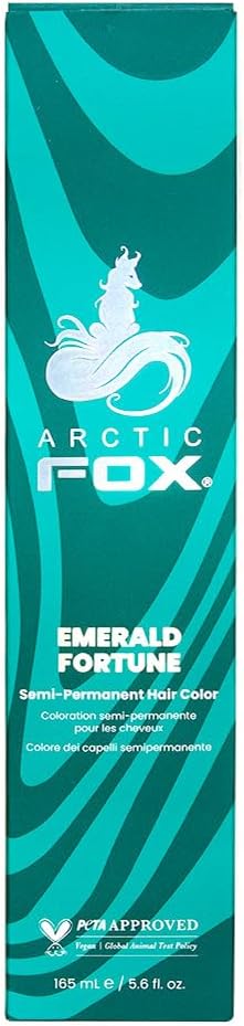 Arctic Fox Emerald Fortune 100% Vegan Semi-Permanent Hair Dye 165 ml