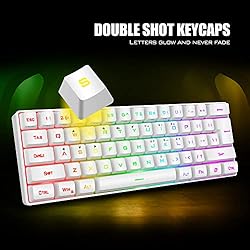 RedThunder 60% Gaming Keyboard, RGB Backlit