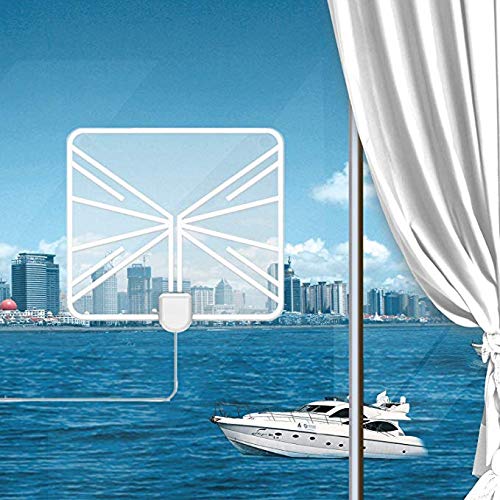 image for Aurola Digital TV Antenna, Best 60 Miles Range HDTV Indoor Antenna wit