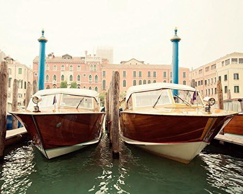 Ventian Boats Venice Italy Fine Art Photography Print