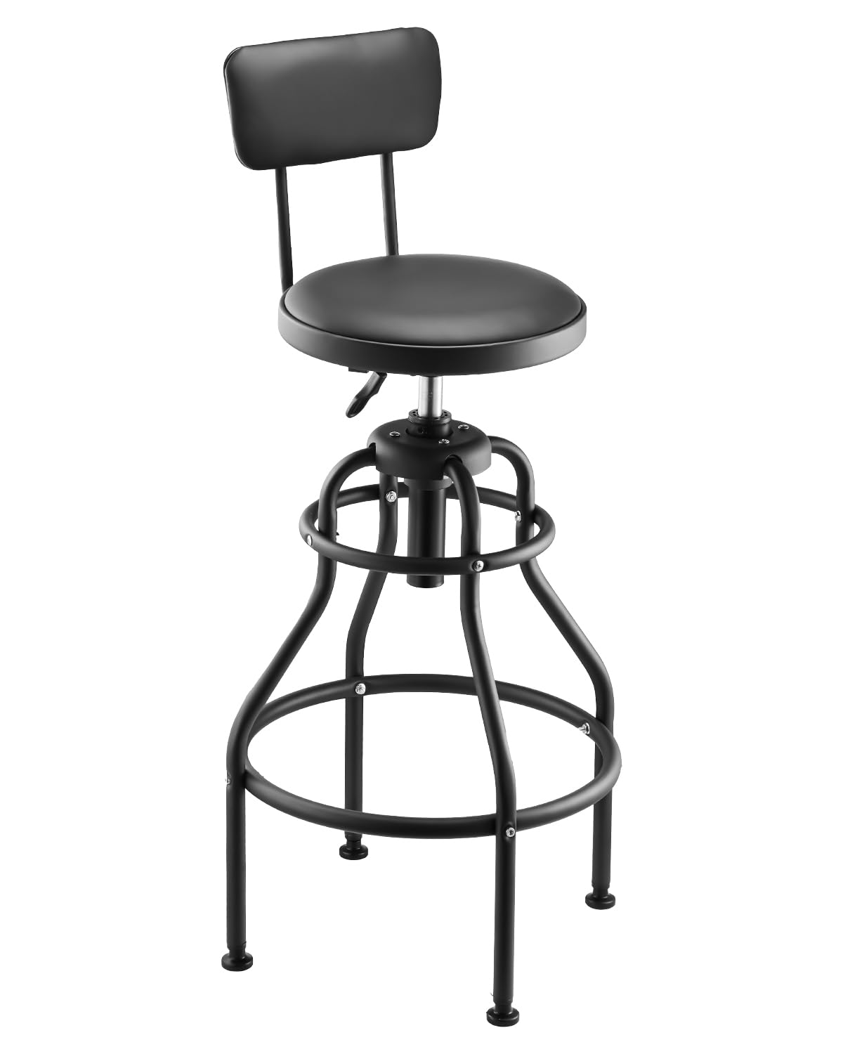 Photo 1 of ***MISSING BACKREST & SEAT -SELLING AS PARTS ONLY***VEVOR Shop Stool, Pneumatic Garage Seat/Work Stool with 300 lbs Capacity, for Garage, Shop & Auto Repair, Black