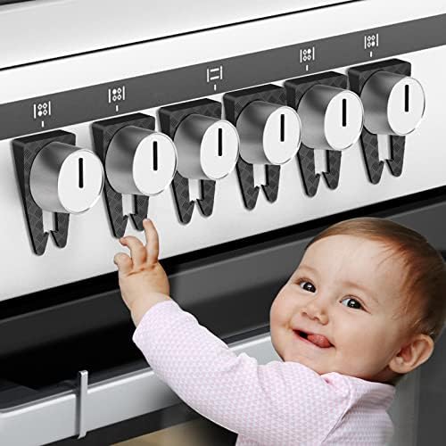 Gas Stove Knob Covers for Child Safety BabyProof Locks for Your Gas