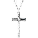 YAFEINI Witches Knot Necklace Sterling Silver Irish Celtic Witch Knot Pendant Necklace Jewelry Gift for Women Men