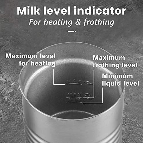 Elektrische Milchschäumer, 220-240V Automatischer Milchaufschäumer Kalt/Warm Schäumende Funktion, Voll Heiße Schokolade… – Bild 6