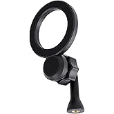 FPN Magnetic Tripod Holder Mount Adapter for MagSafe, Magnet Phone Holder Adapter with 1/4"-20 Screw Hole for iPhone 12 13 14 15 16 Plus Pro Max All Series