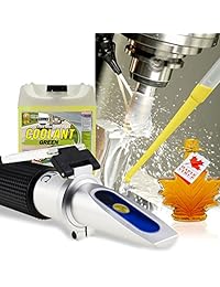 Refractómetro Brix con ATC, rango 0 32  Brix con división 0.2 , para brandy, cerveza, frutas, Cutting Liquid, con luz EXTRA LED y pipetas