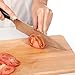 Chefs knife 8 inch by Kika Line - high carbon stainless steel blade - professional choice - EVA gift box (Black)