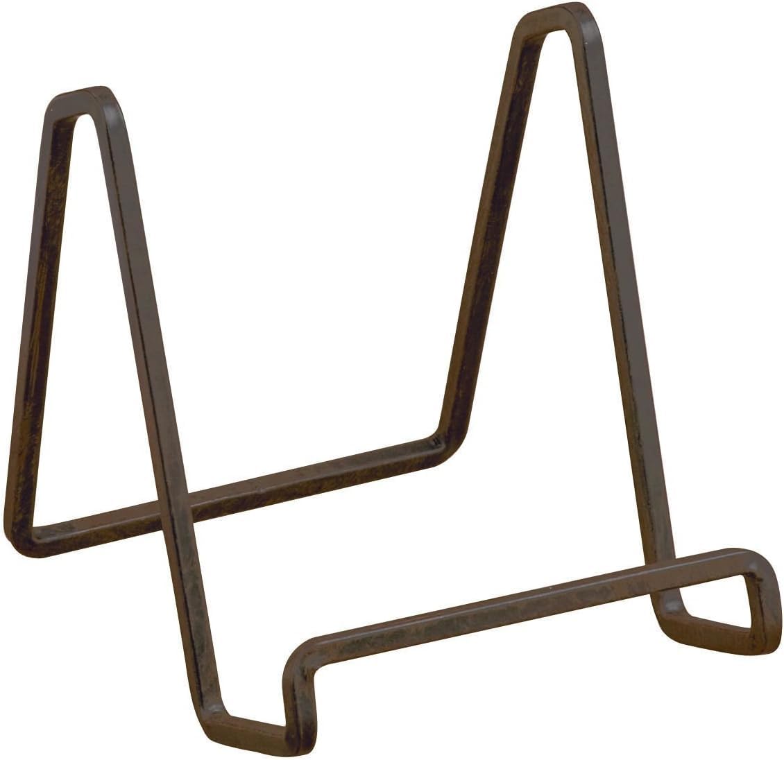 TRIPAR 4.92 Inch Mahogany Metal Square Wire Stand