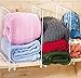 Dreamcolor Metal Closet Shelf Organizer Set of 3Wire Design Closet Shelf Dividers for Wooden Shelving