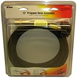 Mr. Heater F273703-144 12-Foot Propane Hose Assembly, Acme Nut x 1 by 20 Male Throwaway Cylinder Thread