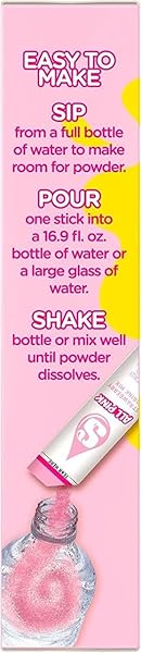 STARBURST SINGLES TO GO POWDERED DRINK MIX, STRAWBERRY, 1 BOX WITH 6 PACKETS – 6 TOTAL SERVINGS