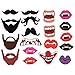 72-Pack of Halloween Photo Booth Props - Photobooth Selfie Prop Sticks, Party Supplies, Booth Accessories