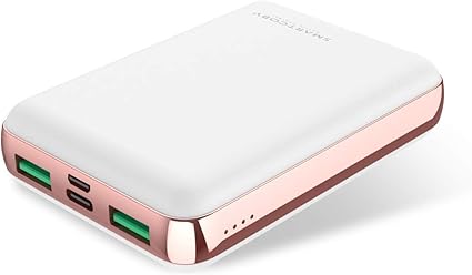 Amazon Smartcoby mah Pd3 0 Qc4 Qc3 0 パススルー 急速充電 モバイルバッテリー 世界最小 最軽量級 ホワイト ピンク モバイルバッテリー 通販