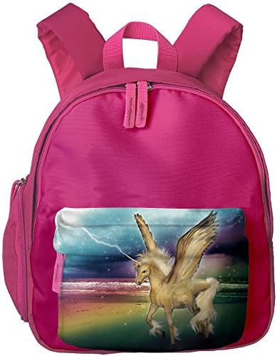 Unicorn Kid's Shoulder Backpack Shoulder Daypack For Teens Boys Girls Students Pink