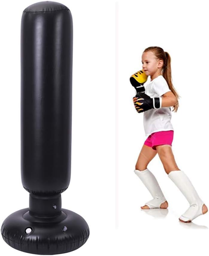 GOFEI Inflatable Punching Bag Durable Kids Speed Freestanding Boxing Ideal Fitness Kick Boxing for Children Teens or Adults