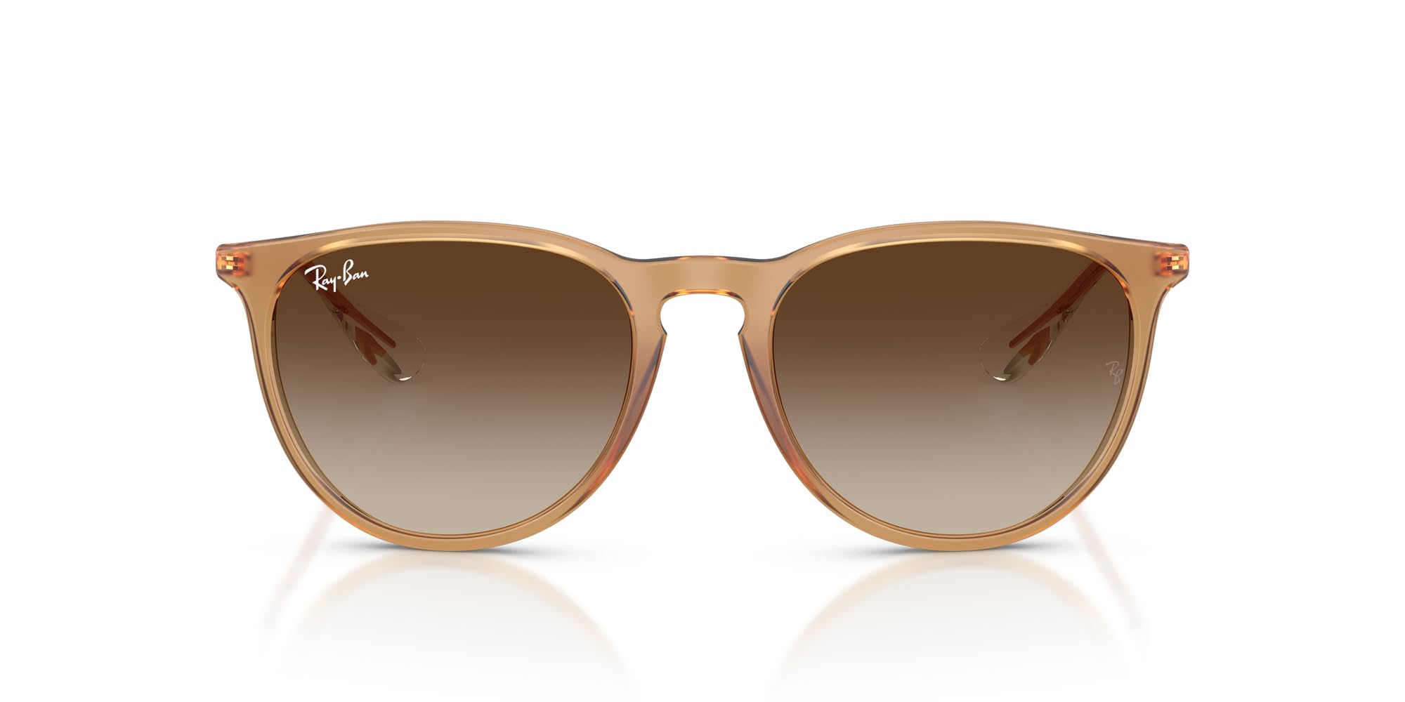 Ray-Ban RB4171 Erika Sunglasses, Rubber Beige/Gradient Brown, 54 mm Image