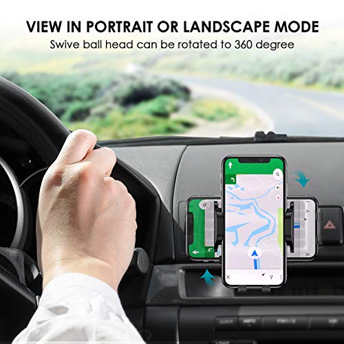 FICONEO Universal Car Phone Mount, HandsFree Cell Phone Holder for Car