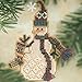 Stocking Snow Charmer Beaded Counted Cross Stitch Christmas Ornament Snowman Kit Mill Hill 2001 Snow Charmers MHSC27