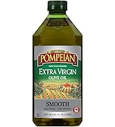 Pompeian Smooth Extra Virgin Olive Oil, First Cold Pressed, Mild and Delicate Flavor, Perfect for...
