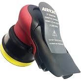 AIRCAT 6700-3-336 Non Vac Orbital Palm Sander/Polisher, 11,000 RPM | For Comfortable Handheld Use, Double-Sealed Lubrication-Free Motor with Smooth Throttle Lever, Quiet at 75 dBA