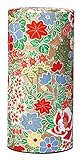 Ryu Mei Hanasato Japanese Tea Canister | Imported Japanese Tea Storage Tin | 202H09 | Flower Garden