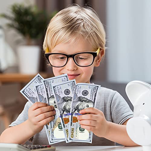 thumbnail image 2 of 100-Pack Realistic Fake Dollar Bill Props - Double-Sided Play Money For Movies, Parties & Learning 2 of 14