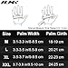 ILM Alloy Steel Leather Hard Knuckle Touchscreen Motorcycle Bicycle Motorbike Powersports Racing Gloves (L, (Leather) RED) Model 10CL