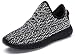 YJN Men's Lace Up Lightweight Fashion Sneakers Athletic Running Shoes Black/Grey
