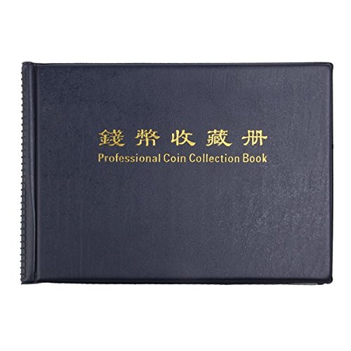 Winomo 240-coin collectors collecting album - dark blue