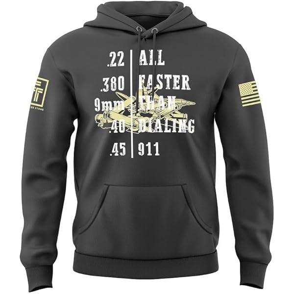 Amazon.com: Nine Line Landshark Hoodie Black - Dropline logo