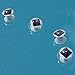 Sunnydaze Color-Changing Floating Multi-Color LED Solar Lights for Pools, Ponds, and Landscape Decor - Set of 4