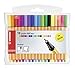 STABILO Fineliner point 88 MINI - Wallet of 18 - Assorted Colors incl 5 Neon