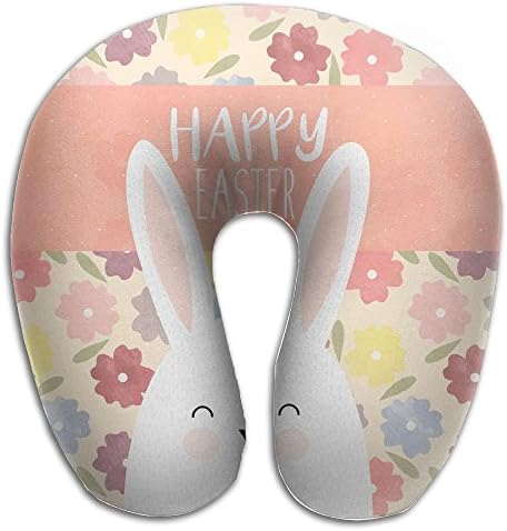 GDUTB17 U-shaped Memory Foam Cute Rabbit Neck Pillow Soft Travel Pillow Airplane Car Office Pillow For Adult And Kids