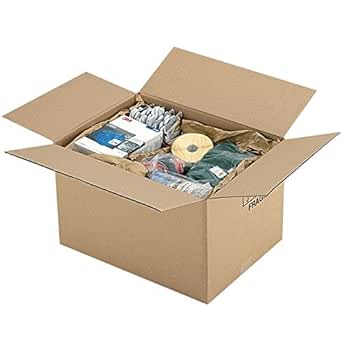 Propac z-boy403018 caja cartón un onda Avana, 40 x 30 x 18 cm, 20 unidades
