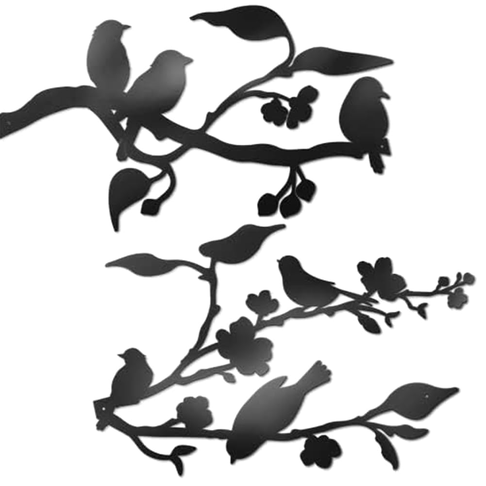 Arivend Metal Birds Wall Art - Wall Hanging Decor - Wall Art - Multiple Rooms