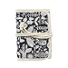 Damero New Canvas Crochet Hooks Wrap Knitting/Crochet Accessories Pouch Craft Tools Organizer Bag, Animal World-(Not Accessories Included)