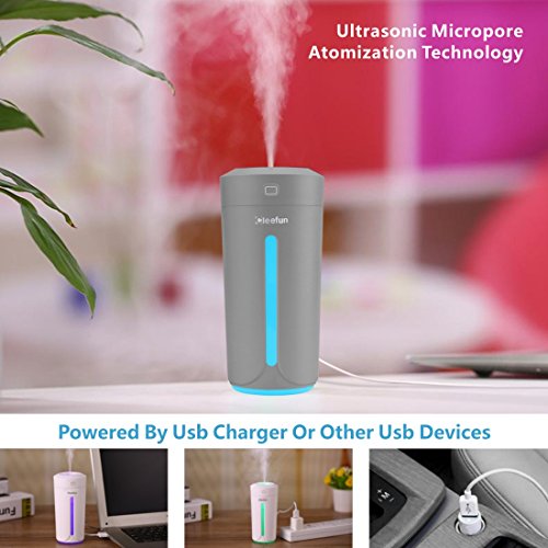 CLEEFUN Cool Humidifier, Ultrasonic USB Humidifiers for Office Desk