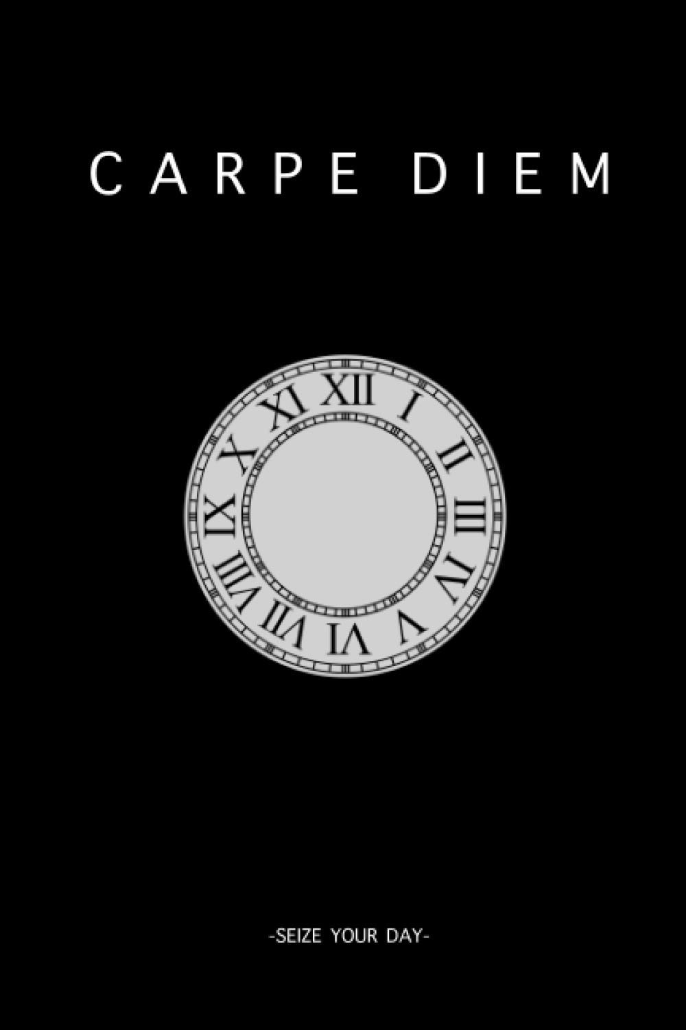 CARPE DIEM DIALY PLANNER: notebook and journal, daily diary, lined ruled 6x9 120 pages