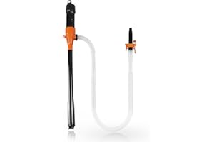 FUELIO Fuel Transfer Pump Battery Powered With Clip For Water Kerosene Gas Can, Water Pump, Gas Pump, 2.2 GPM Battery Operated Transfer Pump