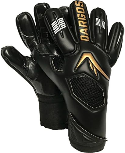 KRONIS Goalkeeper Glove DARGOS White |Size 7-10| Professional Level Goalkeeper Gloves| Adult & Youth| Negative Cut| Designed for top Performance, Durability, Safety, and Comfort|