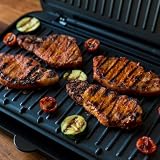 George Foreman Large Fit Grill 2400W Black Non Stick Easy Clean Drip Tray view 10